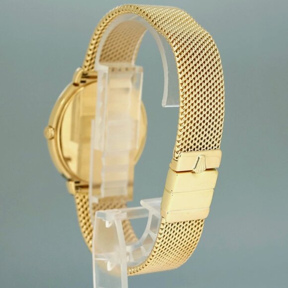 MINT Rolex Cellini Champagne Diamond Dial Yellow Gold 37mm Mesh Watch Box